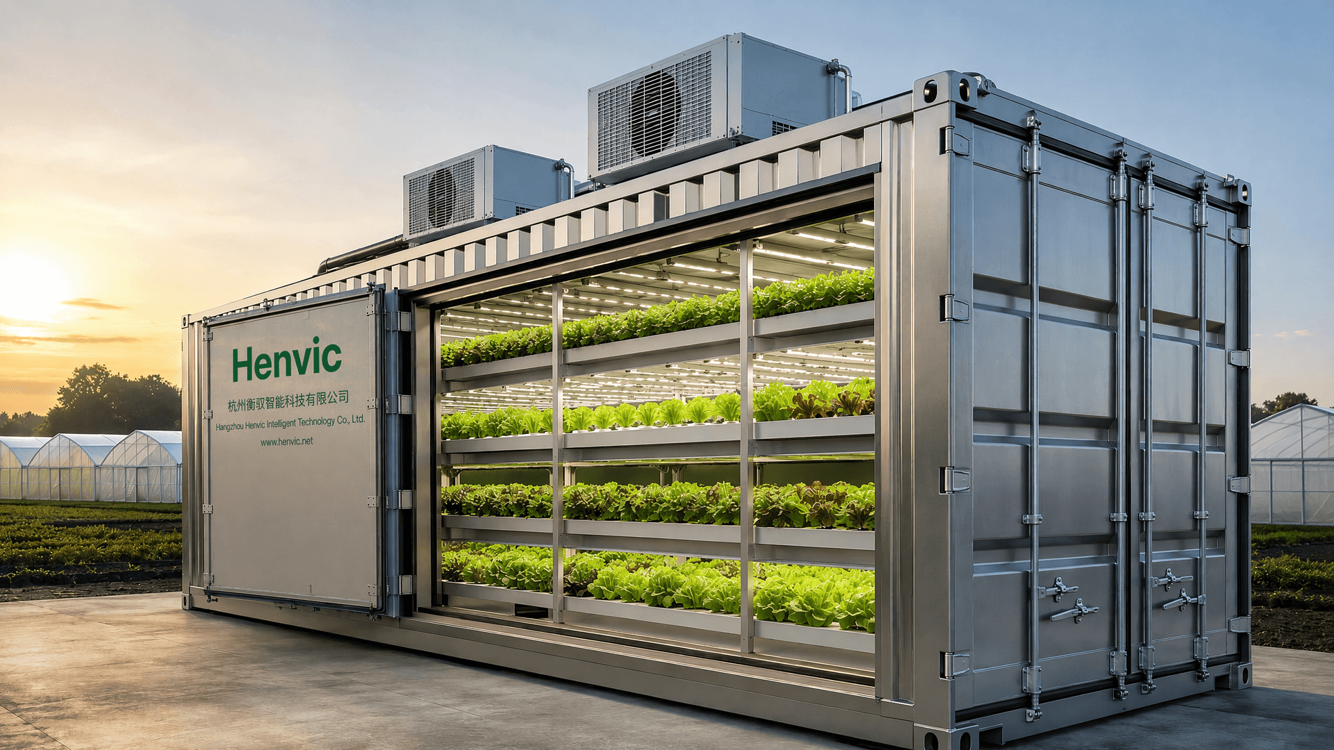 Grand Conteneur Intelligent de Culture de Fruits et Légumes pour Ferme 1